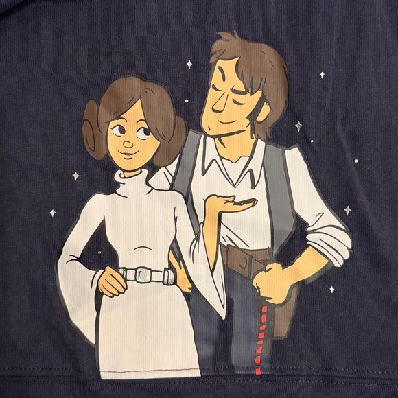 Disney Parks Star Wars Princess Leia And Han Solo Spirit Jersey size XS - Picture 5 of 14